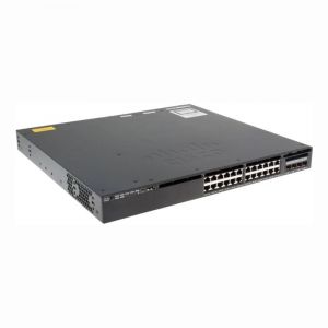 WS-C3650-24PD-L Cisco Catalyst 3650 Series C3650-24PD 24 x RJ-45 ports PoE+ 10/100/1000Base-T + 2 x SFP+ Ports Layer 3 Managed 1U Rack-Mountable Gigabit Ethernet Network Switch