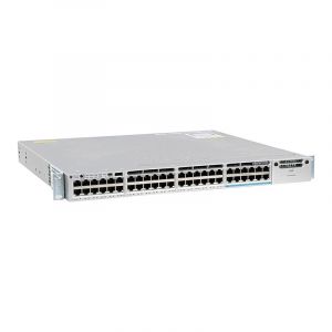 WS-C3850-12X48U Cisco 48-Ports 10/100/1000Base-T RJ-45 UPoE Manageable Layer3 Rack-mountable 1U Stackable Switch 