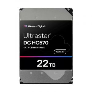 WUH722222ALE6L4 Western Digital Ultrastar DC HC570 22TB 7.2K RPM SATA 6Gb/s 512MB Cache 512e SE 3.5-Inch Hard Drive