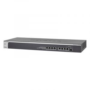 XS708E Netgear Prosafe 8 x RJ-45 Ports 10GBase-T + 1 x Combo SFP+ Port Layer 2 Managed Gigabit Ethernet Network Switch