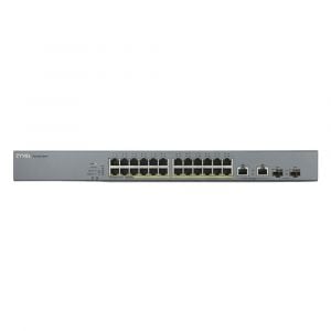 GS1350-26HP-GB0101F Zyxel 24-Port GbE PoE+ Smart Managed Switch