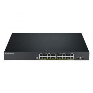 GS190024HPV2-GB0101F Zyxel 24-Port GbE PoE+ Smart Managed Switch