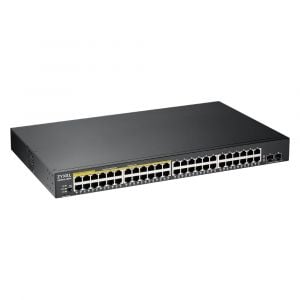GS190048HPV2-GB0101F Zyxel 48-Port GbE PoE+ 170W Managed Switch