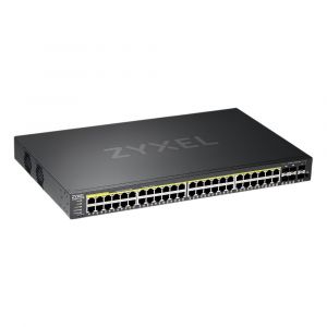 GS2220-50HP-GB0101F Zyxel 48-Port GbE L2+ PoE+ Managed Switch
