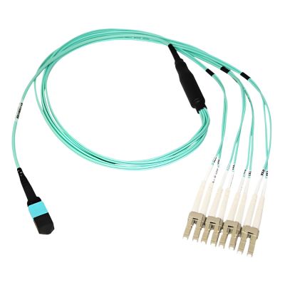 00LT605 Lenovo MPO to 4x LC 5m OM3 MMF Breakout Cable