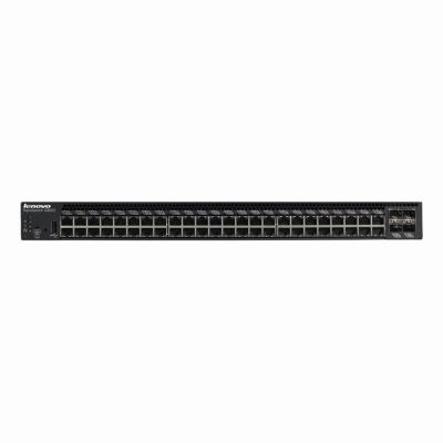 00MY099 Lenovo RackSwitch G8052 48 x Ports RJ-45 1000Base-T + 4 x Ports SFP+ Layer 3 Managed 1U Rack-Mountable Gigabit Ethernet Network Switch
