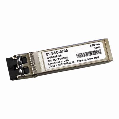 01-SSC-9785 SonicWall 10Gb/s 10GBase-SR Multi-Mode Fiber 300m 850nm Duplex LC Connector SFP+ Transceiver Module