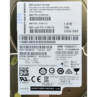 IBM 1.8TB SAS 12Gb/s Hot Swap 10000RPM 128MB Cache 2.5-inch Internal Hard Drive