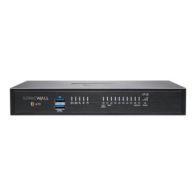 02-SSC-2837 SonicWall TZ670 8 x RJ-45 Ports 1000Base-T + 2 x SFP+ Ports Gigabit Ethernet Network Security Appliance Firewall