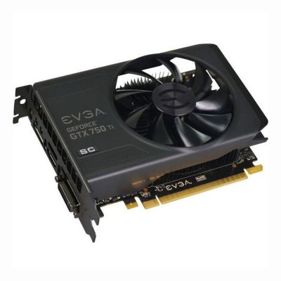 02G-P4-3753-KR EVGA GeForce GTX 750 Ti Superclocked 2GB GDDR5 128-Bit PCI Express 3.0 x16 DVI-I/ HDMI/ DisplayPort Video Graphics Card