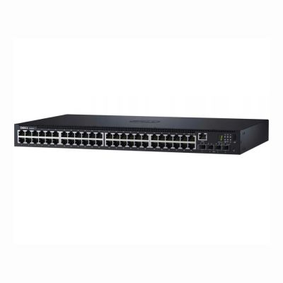 03WY51 Dell PowerSwitch N1500 Series N1548P 48 x RJ-45 Ports PoE+ 10/100/1000Base-T + 4 x SFP+ Ports Layer 3 Managed 1U Rack-mountable Gigabit Ethernet Network Switch