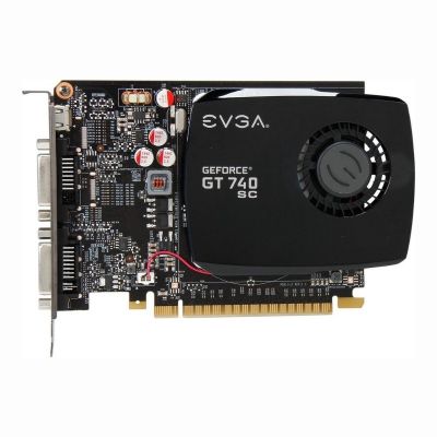 04G-P4-2744-KR EVGA GeForce GT 740 Superclocked 4GB 128-Bit DDR3 PCI Express 3.0 DVI-D/ DVI-I/ mini-HDMI Video Graphics Card
