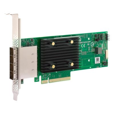05-50075-0100 LSI Broadcom 8-Port 12Gb/s SAS/SATA/NVMe PCIe Host Bus Adapter