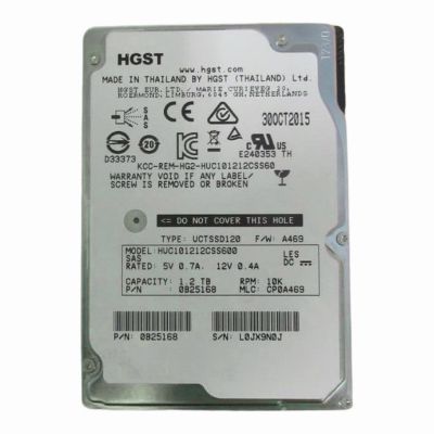 0B25168 HGST Hitachi Ultrastar C10K1200 1.2TB 10K RPM 6Gb/s SAS 64MB Cache 2.5-inch Internal Hard Drive