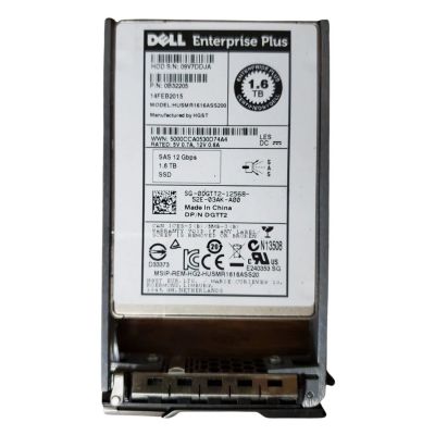 0DGTT2 Dell 1.6TB Multi-Level Cell SAS 12Gb/s Hot-Pluggable 2.5-Inch Enterprise Solid State Drive for PowerEdge Servers