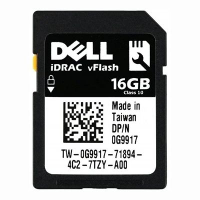 0G9917 Dell 16GB Class 10 SD Flash Memory Card