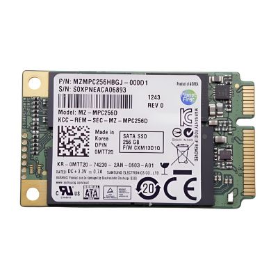 0MTT20 Dell 256GB mSATA 6Gb/s Mini PCI Solid State Drive