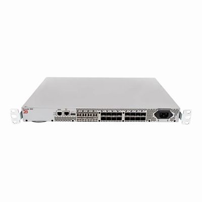 0U510F Dell Brocade 300 24-Port 8Gb/s Fibre Channel SFP+ Rack-Mountable Layer 2 SAN Switch