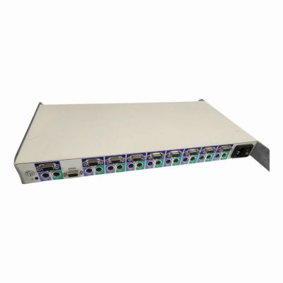 106-1502-01 Compaq ES series E01004B 8 x Ports VGA + 16 x Ports PS/2 1U Rack-Mountable KVM Switch