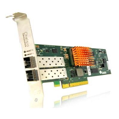 Chelsio 110-1120-40 T420-CR 10GBASE-X Dual Port SFP+ 10 Gigabit Ethernet NIC Card