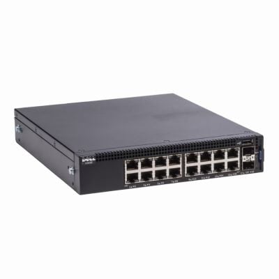 210-ADPJ Dell Networking X-Series X1018 16 x RJ-45 Ports 10/100/1000Base-T + 2 x SFP Ports Layer 2 Managed 1U Rack-mountable Gigabit Ethernet Switch