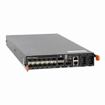 210-AOZH Dell S4112F-On 12-Ports 10GBase-X SFP+ 3-Ports 100GBase-X QSFP28 Layer 3 Managed Rack-mountable 1U Gigabit Ethernet Switch