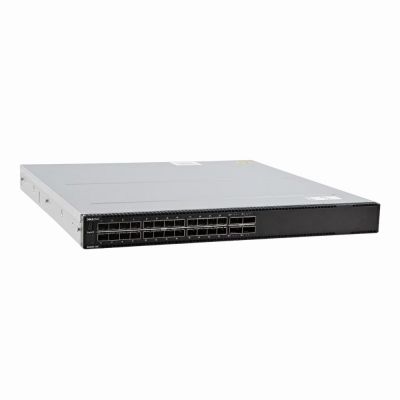 210-ASQN Dell PowerSwitch S5200-ON Series S5224F-ON 24 x Ports 25Base-X SFP28 + 4 x QSFP28 Ports Layer 3 Managed 1U Rack-Mountable Gigabit Ethernet Network Switch