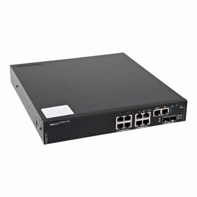 210-AWZK Dell PowerSwitch N3200-ON N3208PX-ON 4 x Ports PoE+ 10/100Base-TX + 4 x PoE+ 10/100/1000Base-T + 2 x 10GBase-X SFP+ Layer 3 Managed Gigabit Ethernet Network Switch