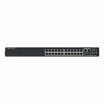 210-AXFB Dell PowerSwitch N2224PX 24x1G RJ-45 4x25G SFP28 2x40G QSFP+ L3 Switch
