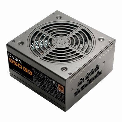 220-B3-0550-V1 - EVGA 550 B3 550-Watts 80 Plus Bronze Fully Modular Eco Mode Power Supply