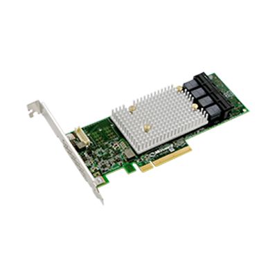 Adaptec 2295000-R 3154-16I 12 Gbps PCIe Gen3 SAS/SATA SmartRAID Adapter with 16 Internal Native Ports and LP/MD2 Form Factor Does Not Include Cables