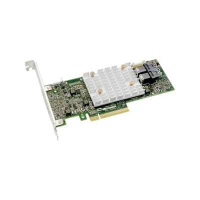 Adaptec 2304200-R SmartRAID 12 Gbps PCIe Gen3 SAS/SATA SmartRAID Adapter with 8 Internal Native Ports and LP/MD2 Form Factor