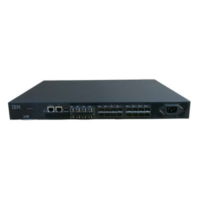 2498-24E IBM SAN24B-4 24-Port 8Gb/s (16-Port Active) 1U Rack-Mountable SAN Switch