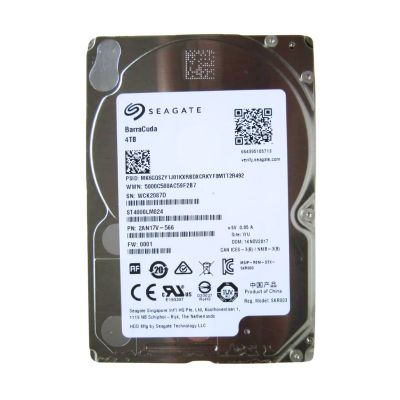 2AN17V-566 Seagate BarraCuda 4TB 5.4K RPM SATA 6Gb/s 128MB Cache 2.5-Inch Hard Drive