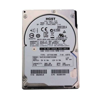HUC101830CSS200 Hitachi Ultrastar C10K1800 300GB 10000RPM SAS 12GB/s 128MB Cache (ISE) 2.5-inch Hard Drive