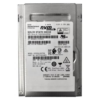 KCD5XLUG3T84 Kioxia CD5 3.84TB PCIe Gen 3.0 x4 NVMe Read Intensive Dell OEM Solid State Drive