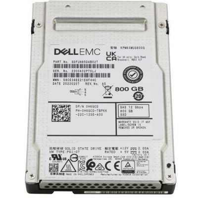 KPM6XMUG800G Toshiba PM6-M 800GB 24Gb/s SAS Write Intensive 2.5-Inch Solid State Drive