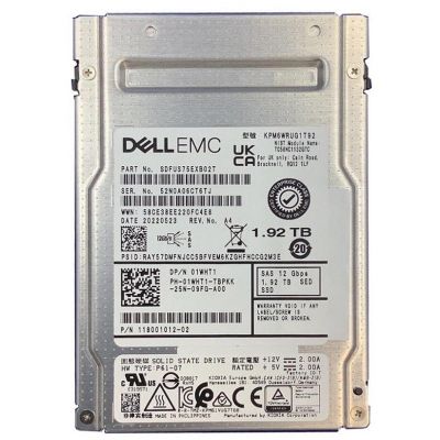 KPM6WRUG1T92 Kioxia PM6-W 1.92TB SAS 12Gb/s 2.5-Inch SED Solid State Drive