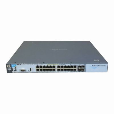 3500YL-24G Compaq ProCurve 3500 yl Series E3500yl-24G-PoE+ 20 x RJ-45 Ports PoE+ 10/100/1000Base-T + 4 x Dual Personality RJ-45/SFP Ports Layer 3 Managed Rack-mountable Gigabit Ethernet Network Switch
