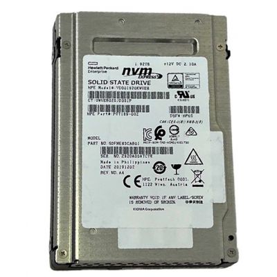 SDFME85CAB01 Kioxia CD5-R 1.92TB PCIe Gen 3.0 x4 NVMe HPE OEM Solid State Drive