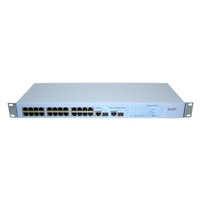 3C16475CS 3Com 24x10/100Base-TX + 2xGigabit RJ-45 Layer 2 Managed Switch