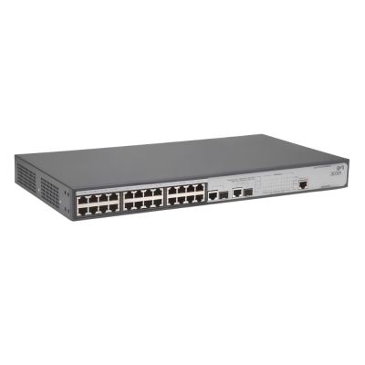 3CBLSF26 3Com 24-Port 10/100Base-TX + 2 Shared SFP Layer 2 Managed Switch