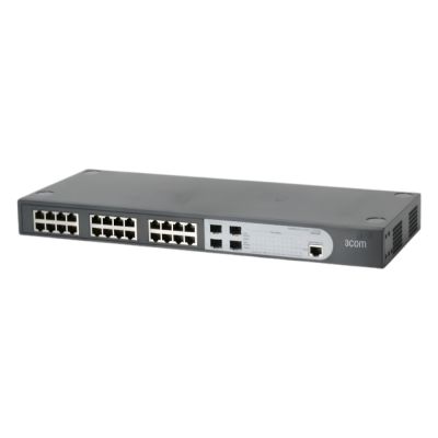 3CBLSG24PWR 3Com 24-Port PoE Gigabit Layer 2 Managed Switch 1U Rack