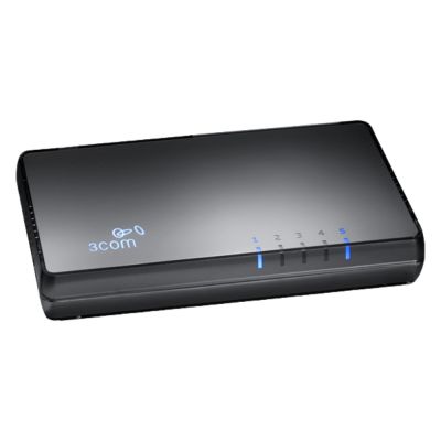3CGSU05 3Com 5-Port 10/100/1000Base-T Gigabit Ethernet Switch