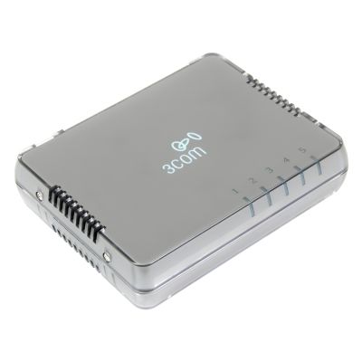 3CGSU05A 3Com 5-Port Gigabit Ethernet Switch 10/100/1000Base-T RJ-45