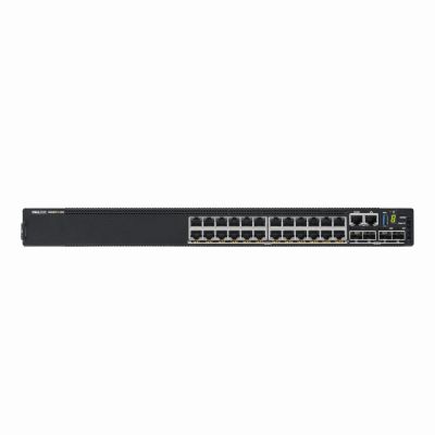 3HWNC Dell PowerSwitch N2224PX-On 24-Ports 2.5Gb RJ-45 4-Ports 25GBase-X SFP28 2-Ports 40GBase-X QSFP+ Layer 3 Managed Stackable Rack-mountable 1U Gigabit Ethernet Switch