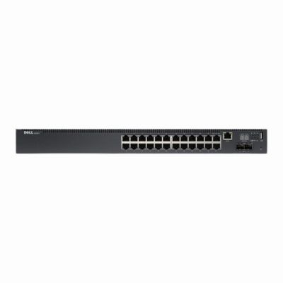 463-7702 Dell PowerConnect N2000 Series N2024 24 x RJ-45 Ports 1000Base-T + 2 x SFP+ Ports Layer 3 Managed 1U Rack-mountable Gigabit Ethernet Network Switch