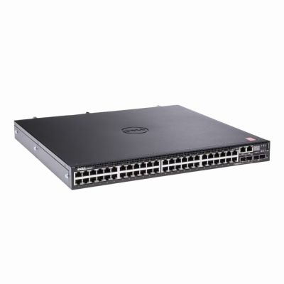 463-7709 Dell PowerSwitch N3000 Series N3048 48 x RJ-45 Ports 10/100/1000Base-T + 2 x SFP+ Ports + 2 x Combo SFP Ports 1000Base-T Layer 3 Managed 1U Rack-mountable Gigabit Ethernet Network Switch