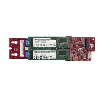 Lenovo 4Y37A09738 ThinkSystem M.2 SATA/NVMe 2-Bay Enablement Kit Supports 2 SATA or 2 NVMe Drives No RAID
