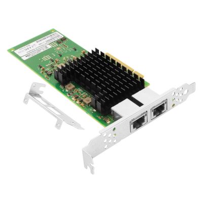 540-BCRQ Dell Intel X710-T2L Dual-Port 10GbE BASE-T PCIe Adapter LP